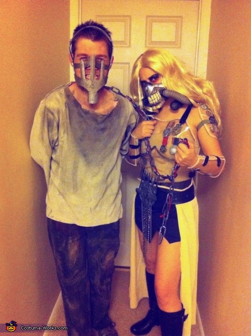 Our couples costumes for Halloween 2015. Mad Max Fury Road. Max and  Imperator Furiosa cosplay.