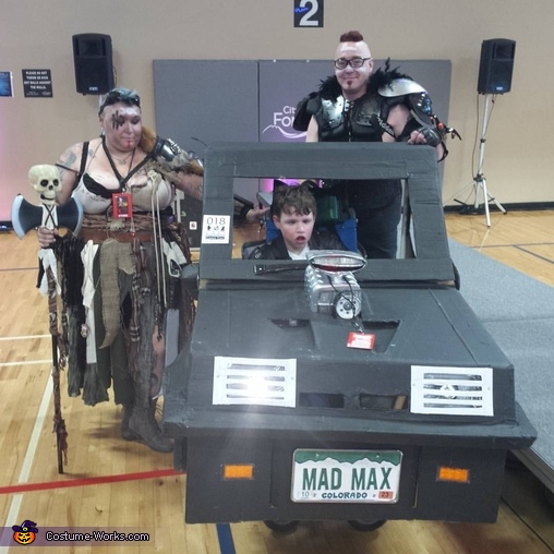 Our couples costumes for Halloween 2015. Mad Max Fury Road. Max and  Imperator Furiosa cosplay.