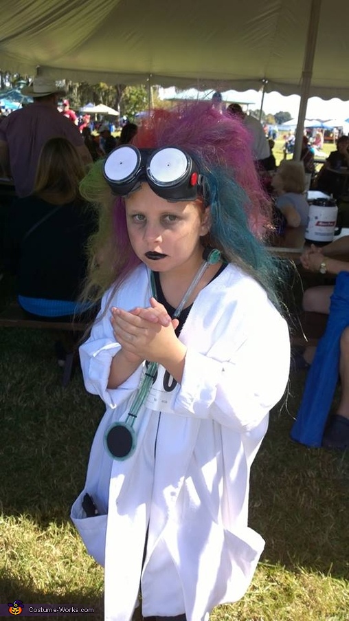 mad scientist woman