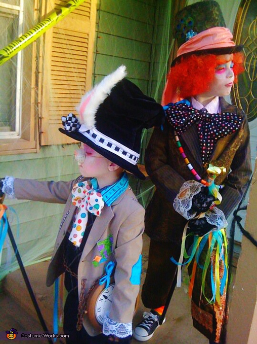 Mad Hatter & Crazy Rabbit Costumes