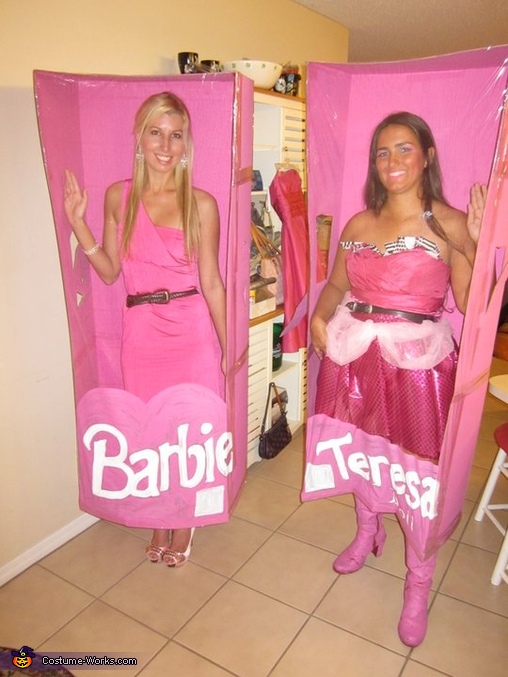 Homemade Barbie and Teresa Dolls Costumes