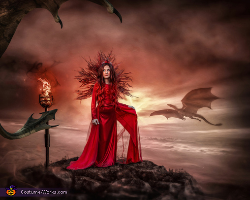 Magnificent Fire Queen Costume