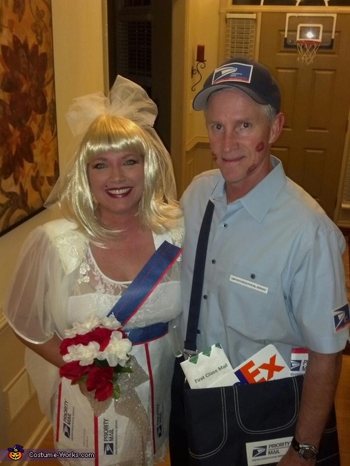 Mail Order Bride & Special Delivery Mailman Costume