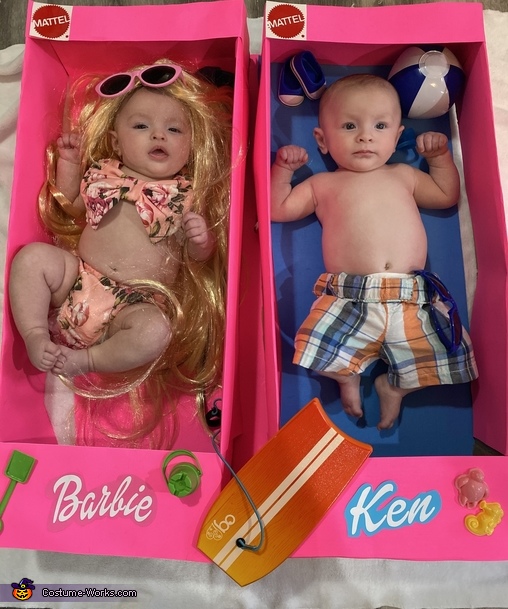 Malibu Barbie and Ken Costume