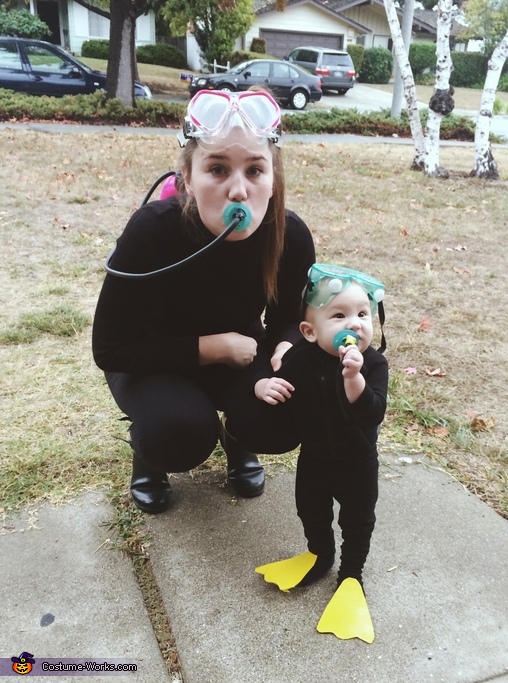 DIY Scuba Diver Costume  Family Halloween Costume