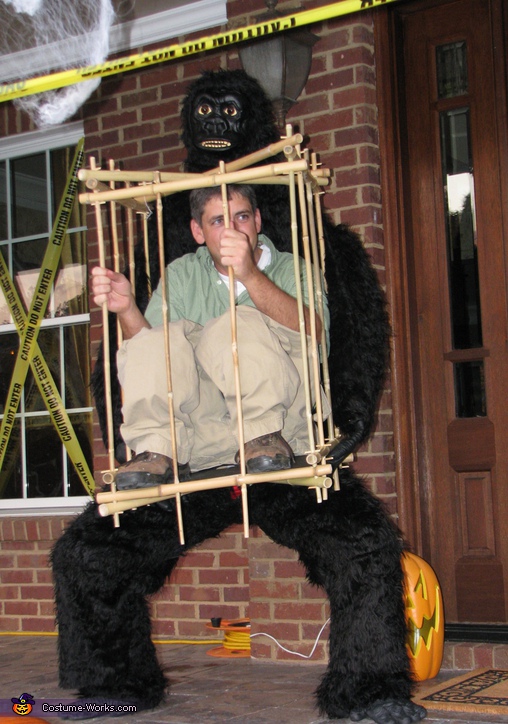 Man in a Cage Costume