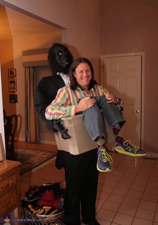 Man in Crate with Gorilla - Illusion Costume