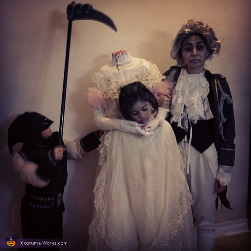 Marie Antoinette, her Executioner, and Louis XVI Halloween Costume