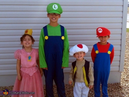 Mario Brothers Crew Costume