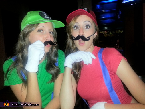 mario and luigi costumes for women