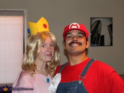 Mario and Peach Costume