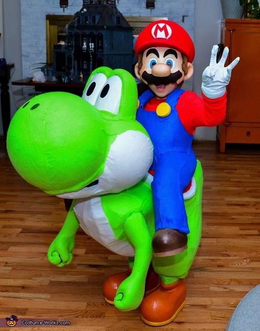 Mario and Yoshi Costume