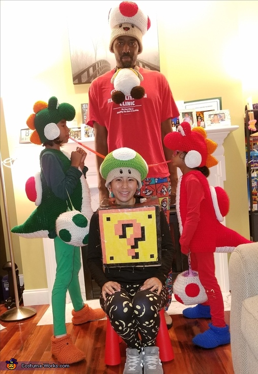 DIY Family Mario Halloween Costumes - unOriginal Mom