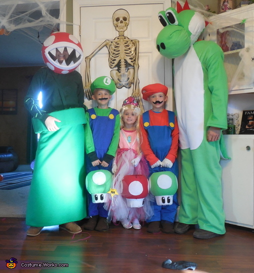 Super Mario Family Costume