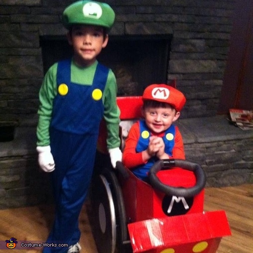 Mario Kart Boys Halloween Costume | Coolest DIY Costumes