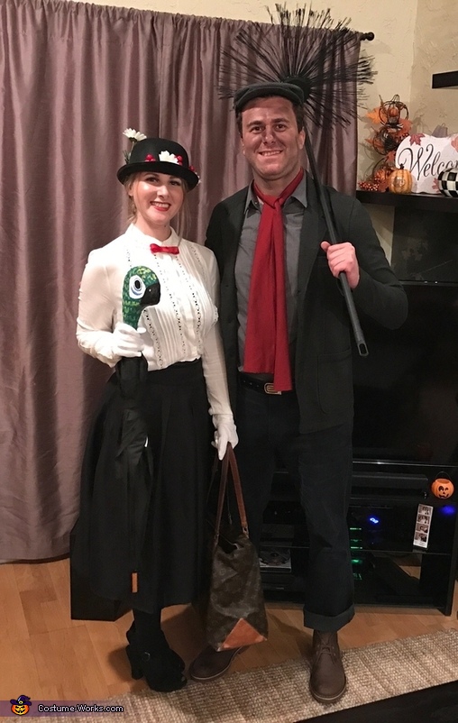 Mary Poppins and Bert the Chimney Sweep Costume