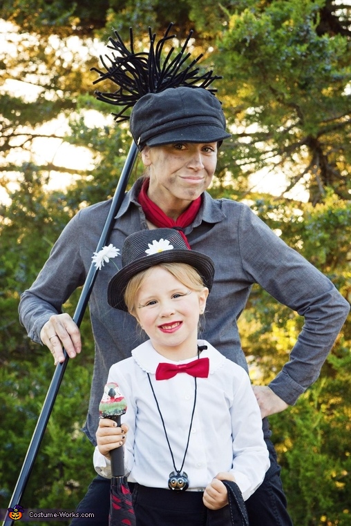 Mary Poppins and Bert the Chimney Sweep Costume | DIY Costumes Under $45