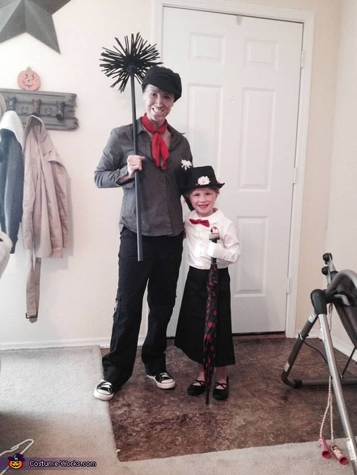 Mary Poppins and Bert the Chimney Sweep Costume | DIY Costumes Under ...