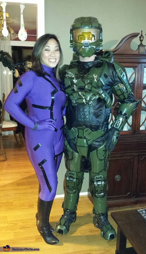 Master Chief and Cortana Couple Costume | Best DIY Costumes