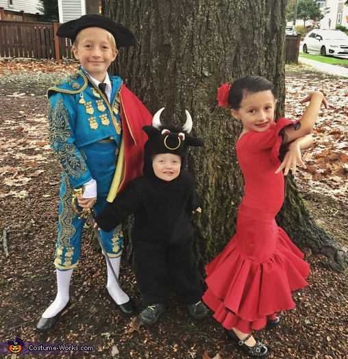 Matador, Bull, & Flamenco Dancer Costume