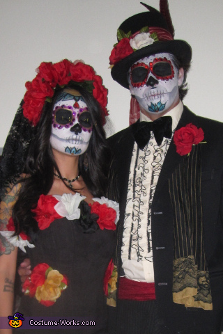 Ongebruikt Dia De Los Muertos Costumes BF-62