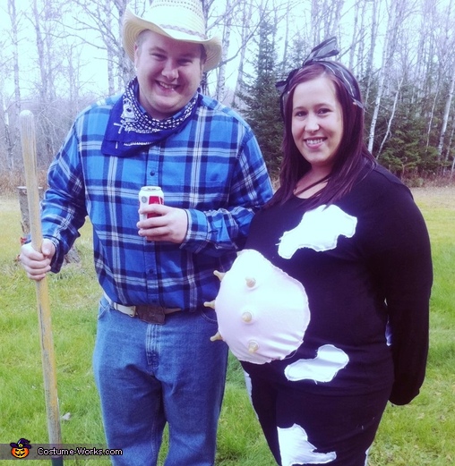Maternity Cow & Farmer Costume
