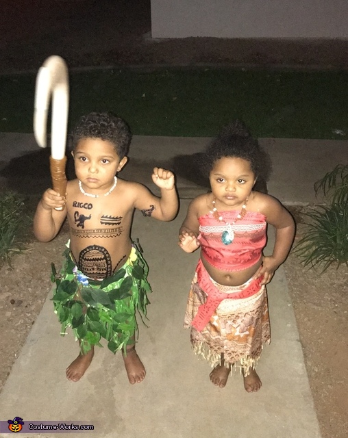 Maui and Moana Costume