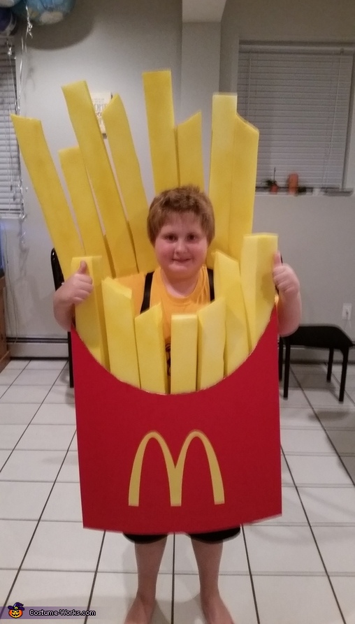 DIY McDonald's Fries Costume