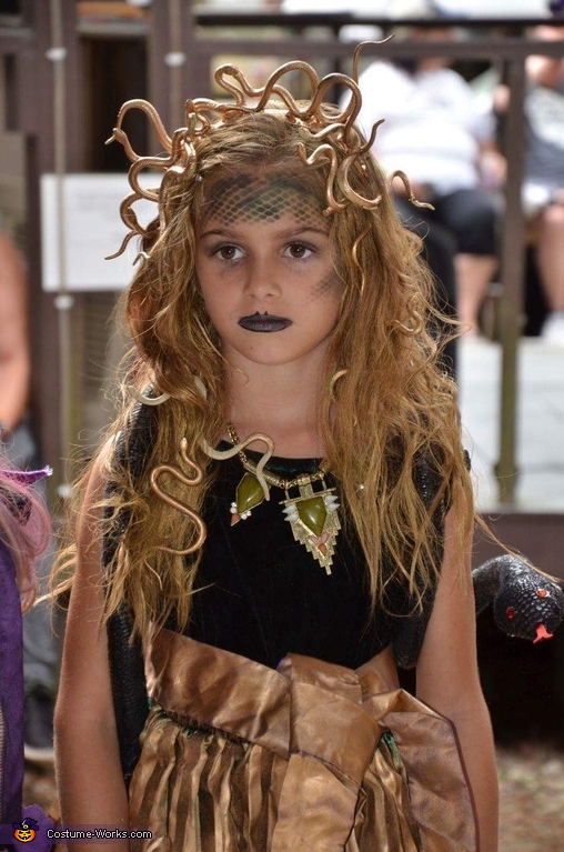 Medusa Child Costume Easy Diy Costumes - Medusa Costume Child Diy