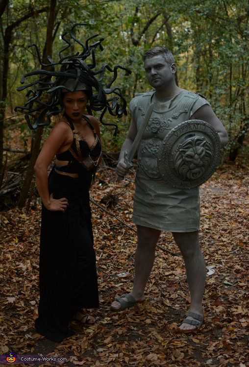 Medusa and Stone Man Costume