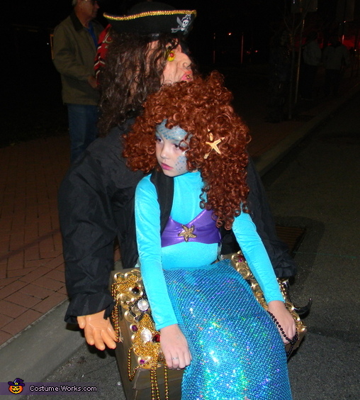 Mermaid captured by a Pirate Costume