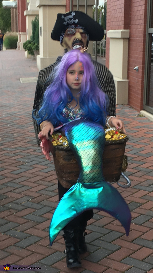 Mermaid Captured by a Pirate Costume
