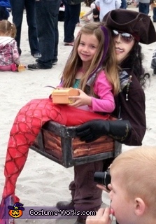 Mermaid Captured by a Pirate Costume
