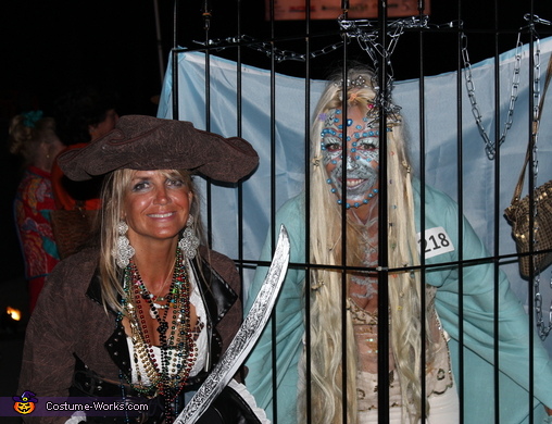 Mermaid in a Cage Costume