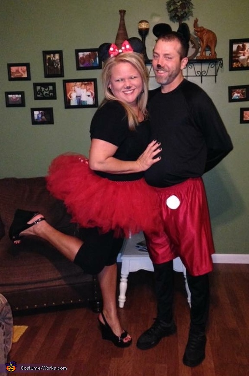Mickey and Minnie Couple Costume