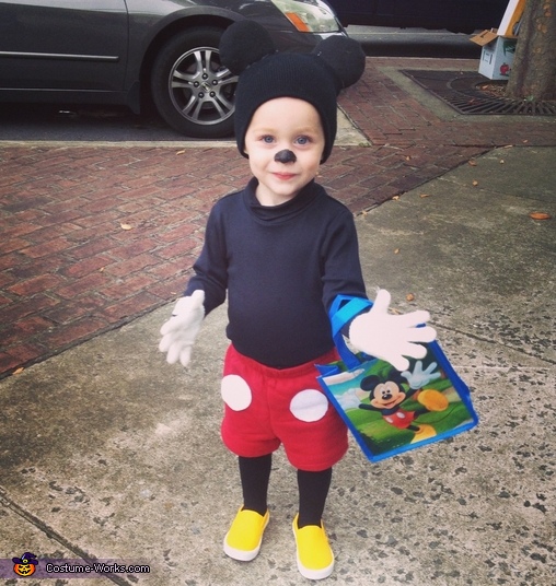 Mickey Mouse Toddler Costume Diy Instructions