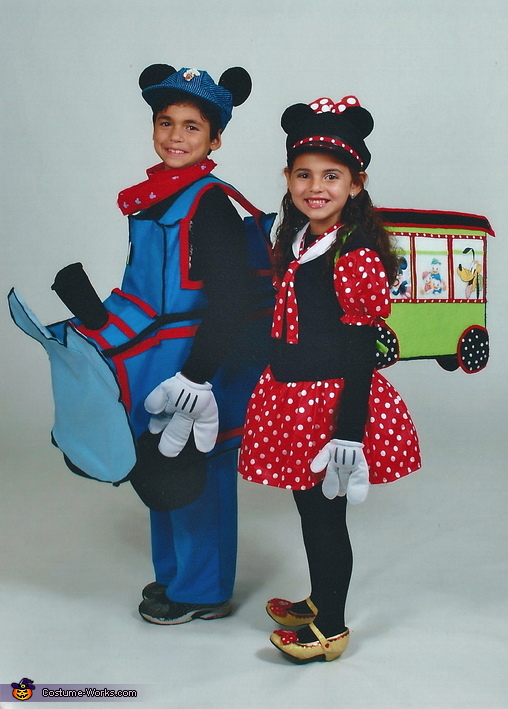 Mickey & Minnie Train Set Costumes