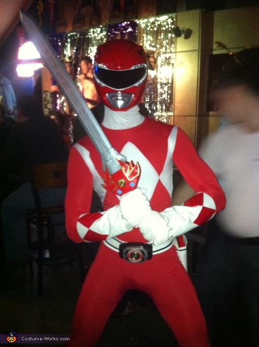 Red Mighty Morphin Power Ranger Costume