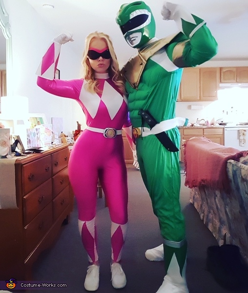 Mighty Morphin Power Rangers Couple Costume