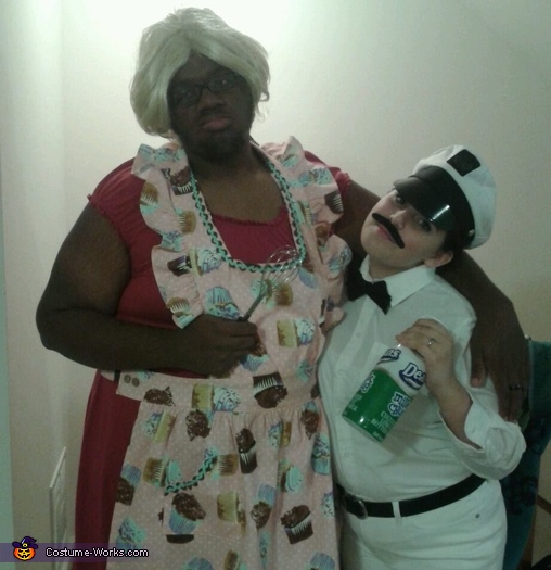 Milk Man and Housewife Couples Halloween Costume