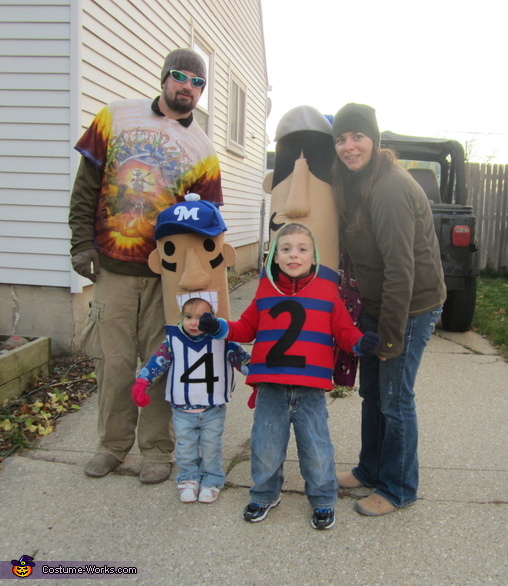 Original Milwaukee County Stadium Racing Sausages costumes for sale 