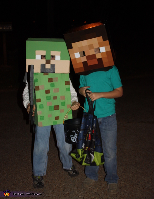 Minecraft DIY Boy's Costume | DIY Costumes Under $35 - Photo 6/8