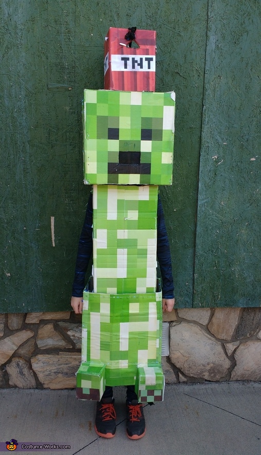 Minecraft Creeper Costume | Last Minute Costume Ideas