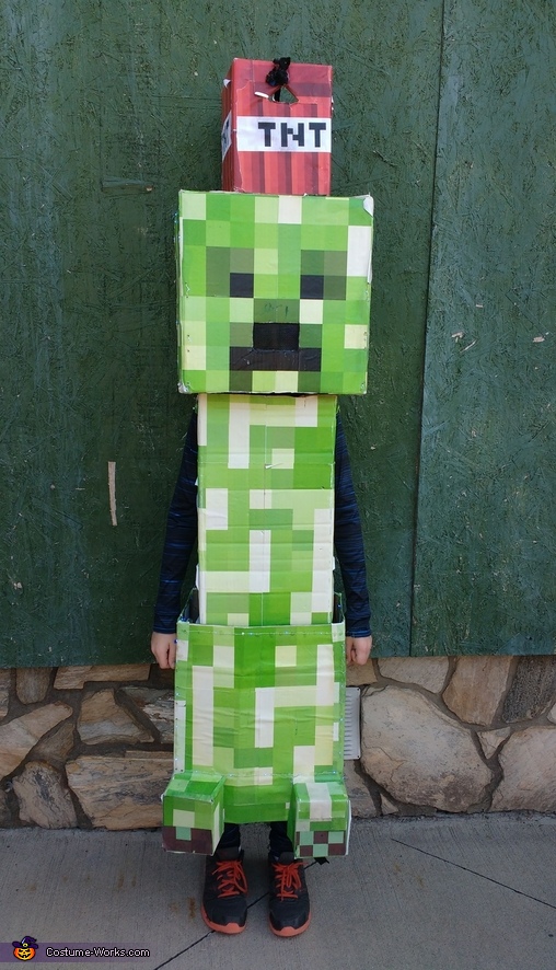 Minecraft Creeper Costume  Last Minute Costume Ideas