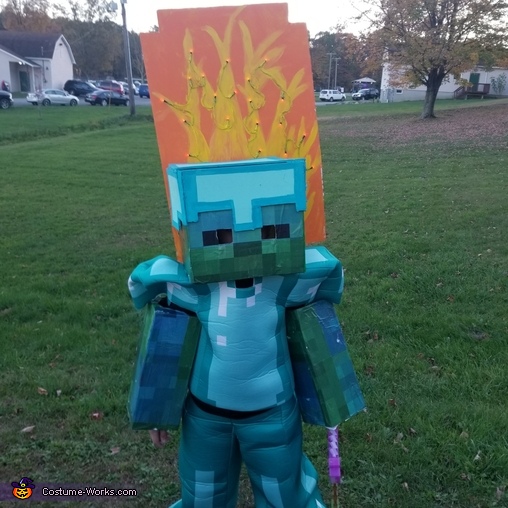 Minecraft Zombie Costume - Photo 5/5