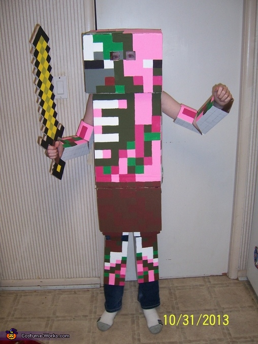 minecraft zombie costume