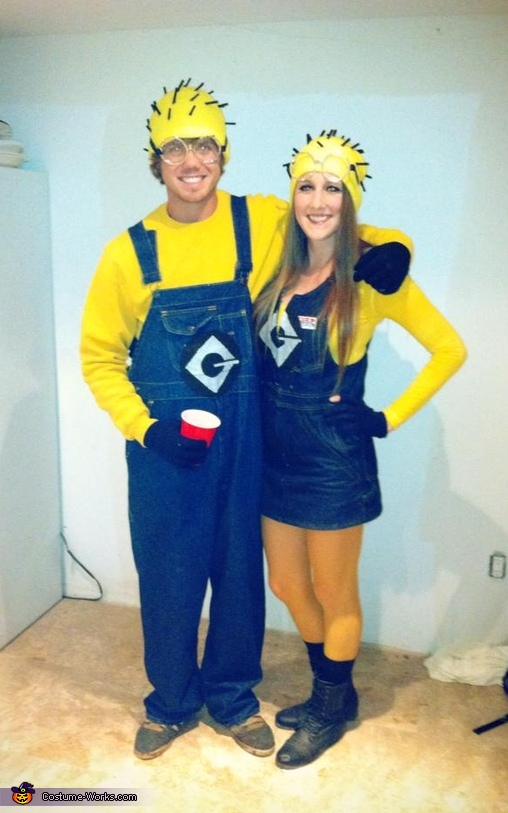 DIY Minions Couple Costume