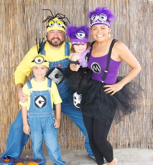 DIY Minion Costumes  Diy minion costume, Minion costumes, Purple minions