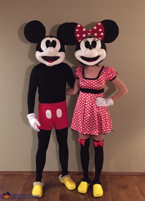 Minnie and Mickey Mouse Couples Costume | Easy DIY Costumes - Photo 2/5