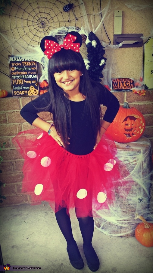 Minnie Mouse Homemade Costume | DIY Costumes Under $25 - Photo 3/3